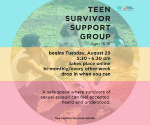 Announcement for Teen Survivor Support Group